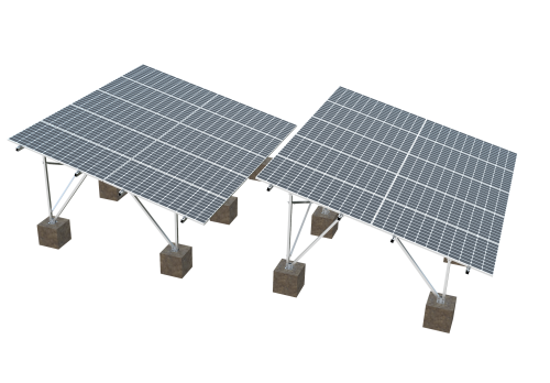 Ground Mounting System – Concrete
