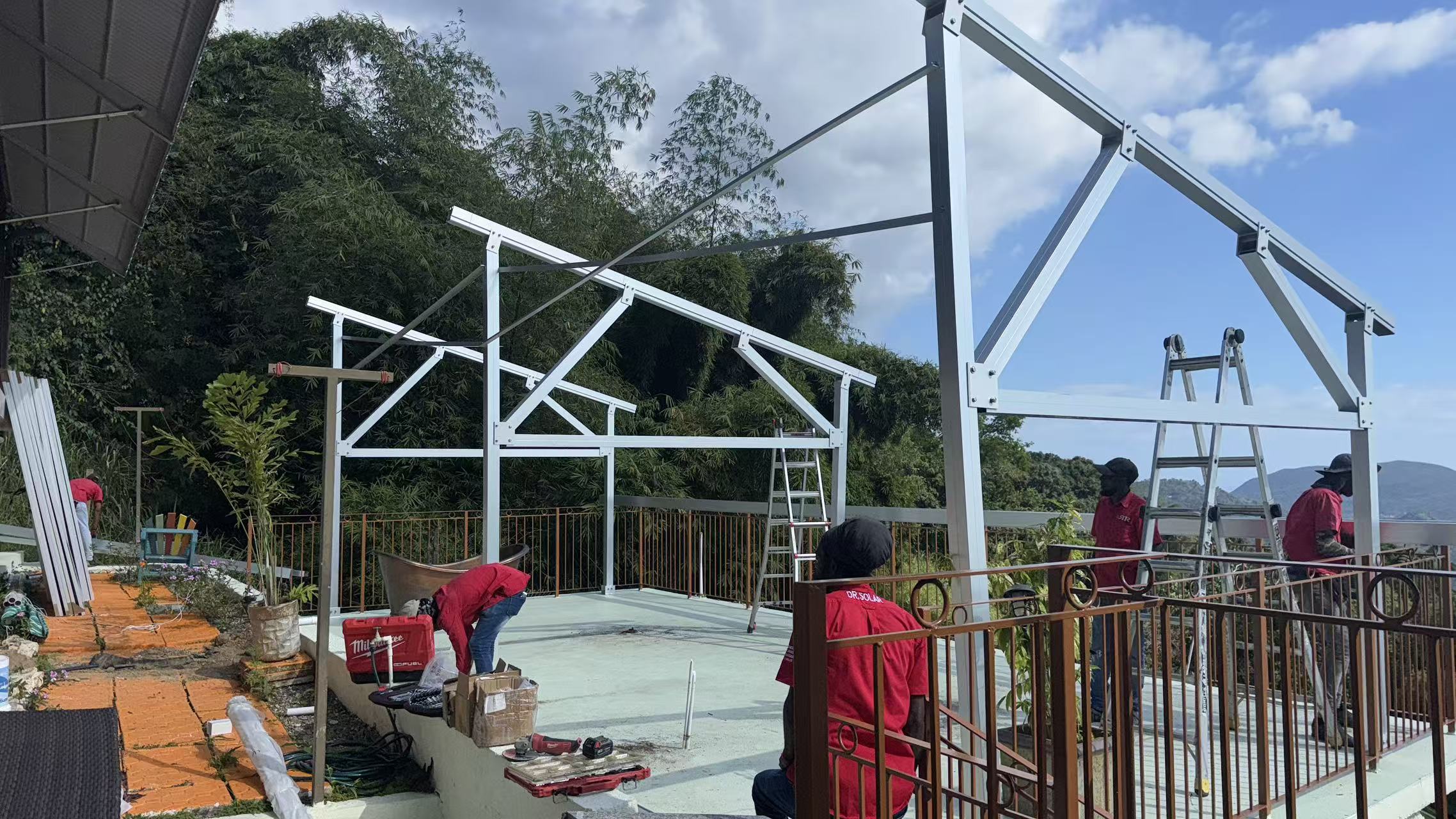 Wow! The Installation of Waterproof Carports Looks Amazing!