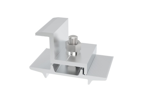 End Clamp with Pad Plate